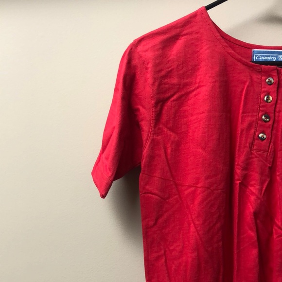 Vintage NWT Country Tease by Adobe Rose Tee Shirt - Picture 2 of 5